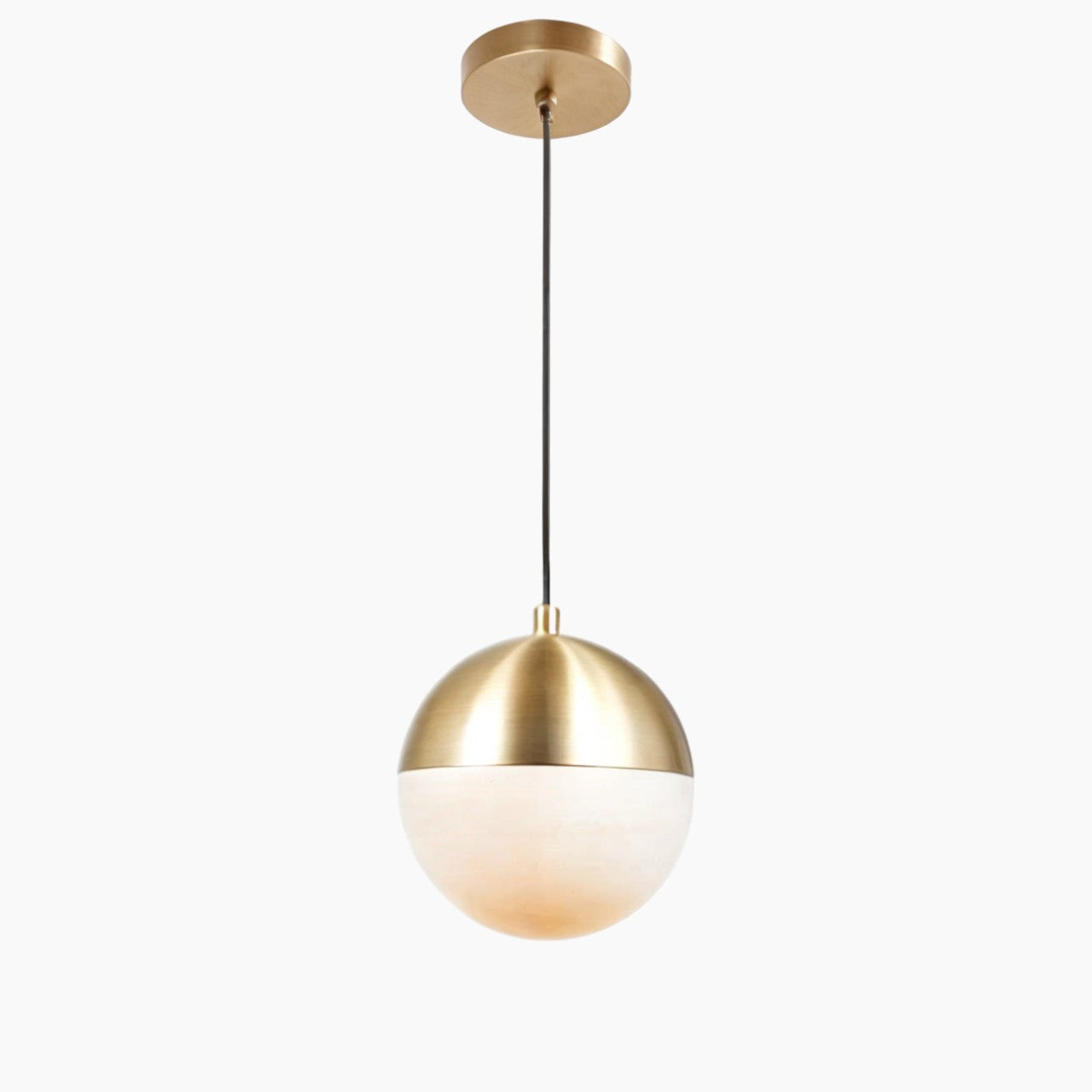 Moderne Pendelleuchte mit Mattglas 0