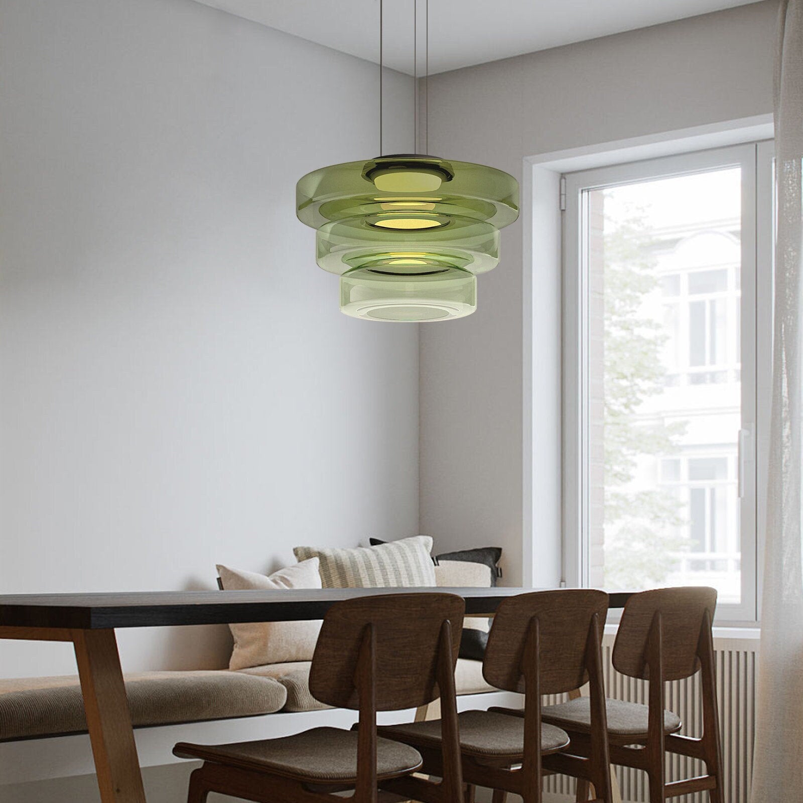 Moderne Pendelleuchte mit Verstellbarem Kabel 4