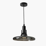 Moderne Rauchglas Pendelleuchte