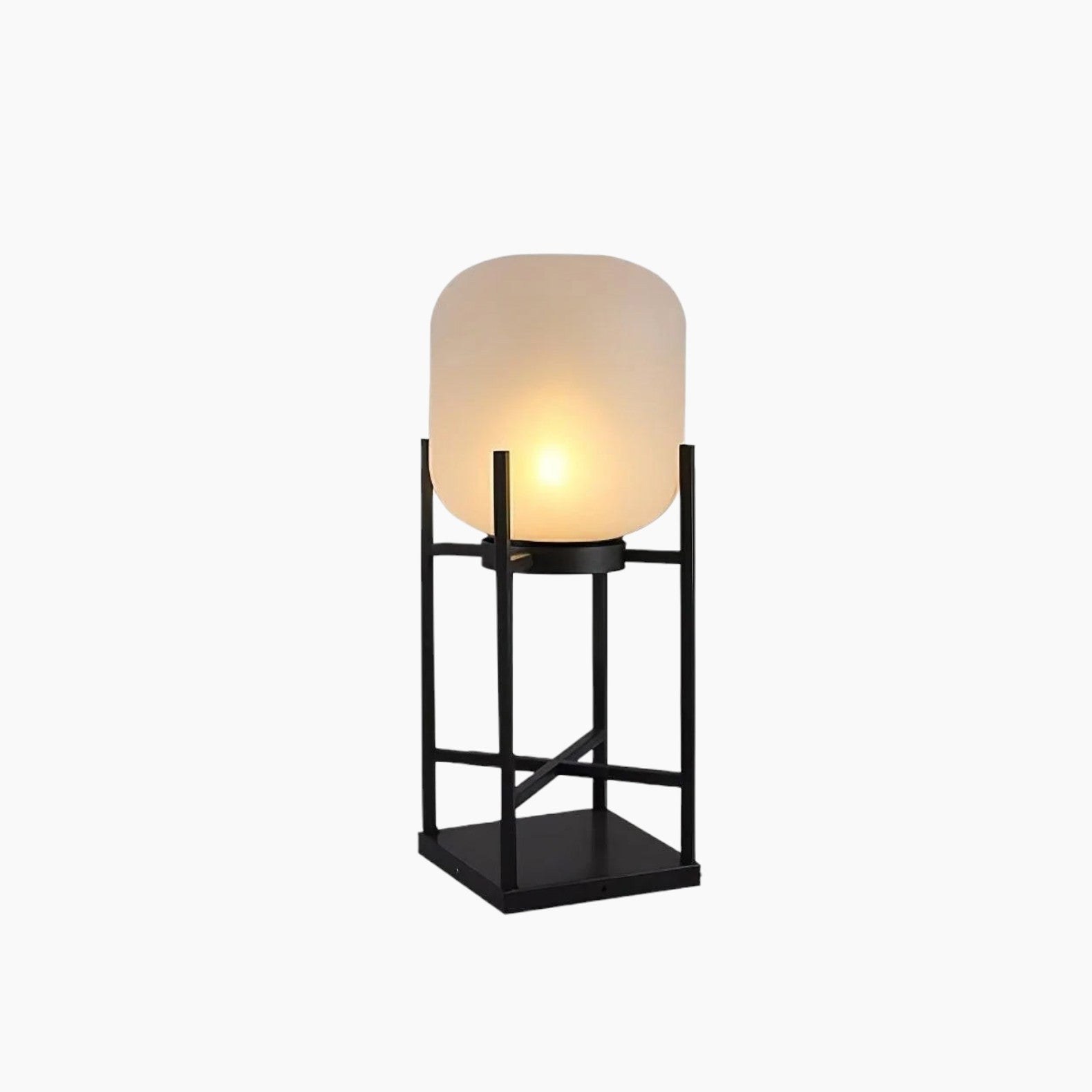Moderne Solar-Gartenlampe mit Edelstahl-Gehäuse 0