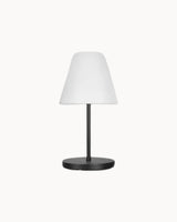 Moderne Solarbetriebene Stehlampe mit RGB-Beleuchtung