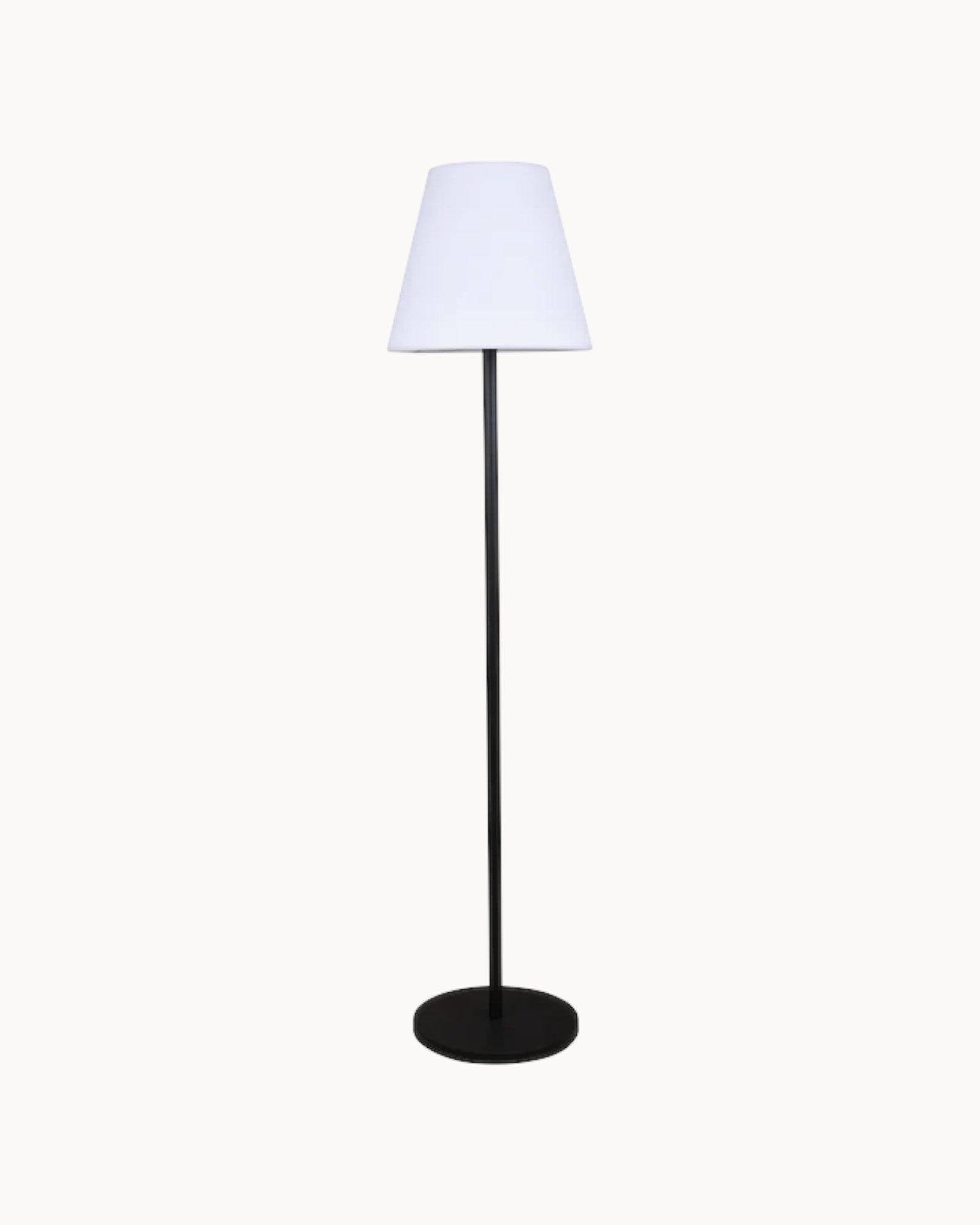 Moderne Solarbetriebene Stehlampe mit RGB-Beleuchtung 5