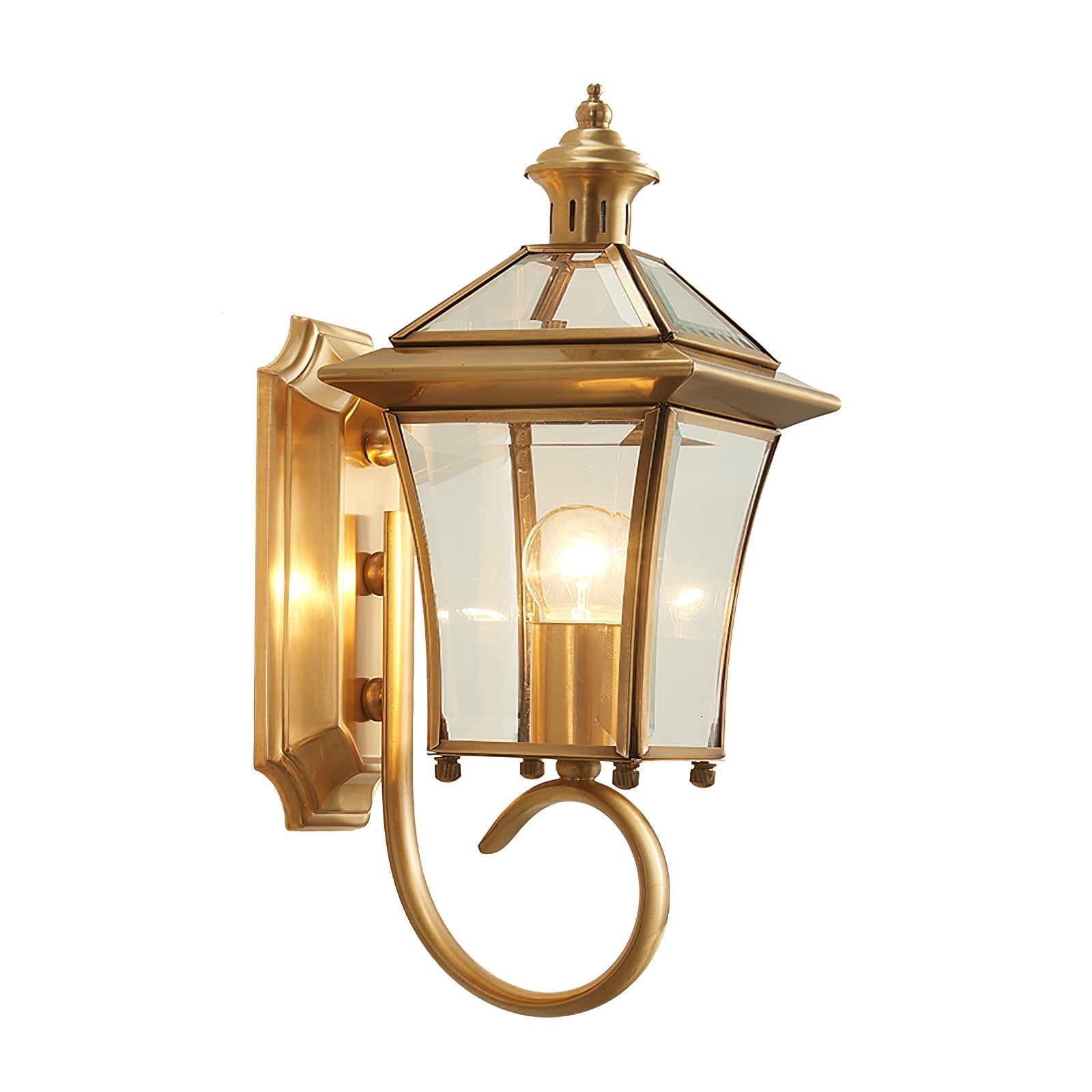 Olivara - Charmante Retro Außenwandleuchte für einen stilvollen und stimmungsvollen Garten Steigern Sie Ihre Außenbeleuchtung mit dieser eleganten Messinglampe