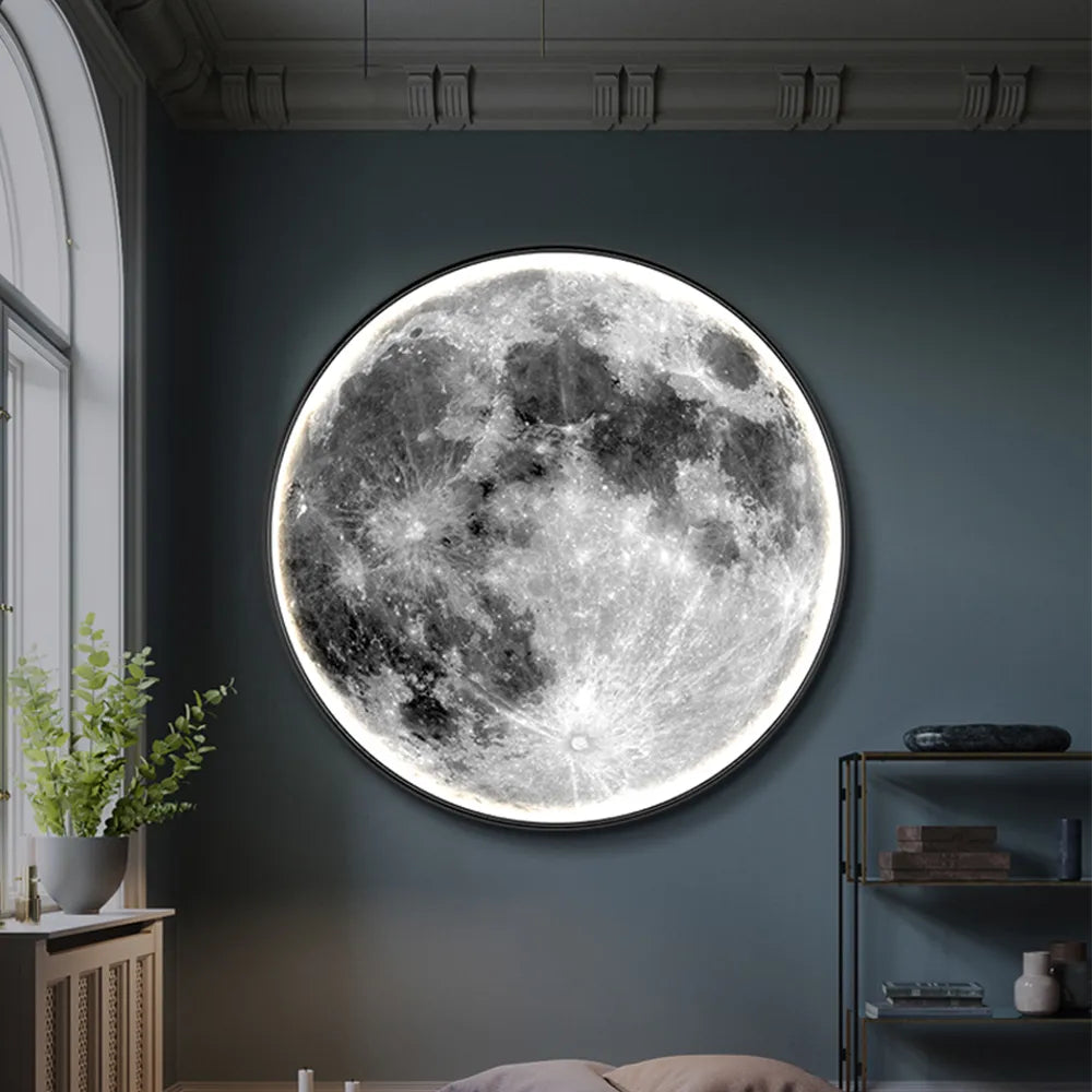 LunaLux - LED-Wandleuchte Eclipse Mond für eine magische Atmosphäre