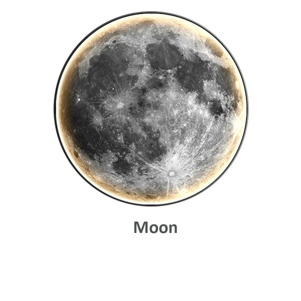 LunaLux - LED-Wandleuchte Eclipse Mond für eine magische Atmosphäre