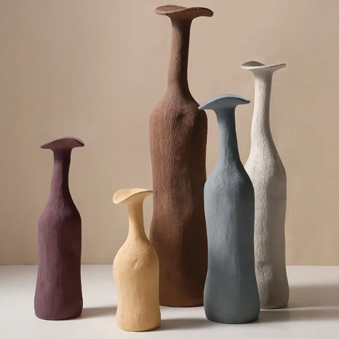 Moderne Keramikvase im Morandi-Stil — Fügen Sie Ihrer Dekoration eine Hauch von eleganter Raffinesse hinzu
