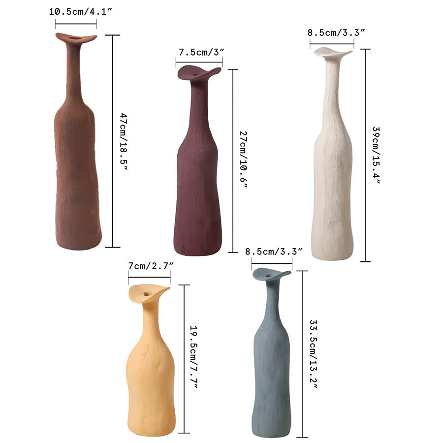 Moderne Keramikvase im Morandi-Stil — Fügen Sie Ihrer Dekoration eine Hauch von eleganter Raffinesse hinzu