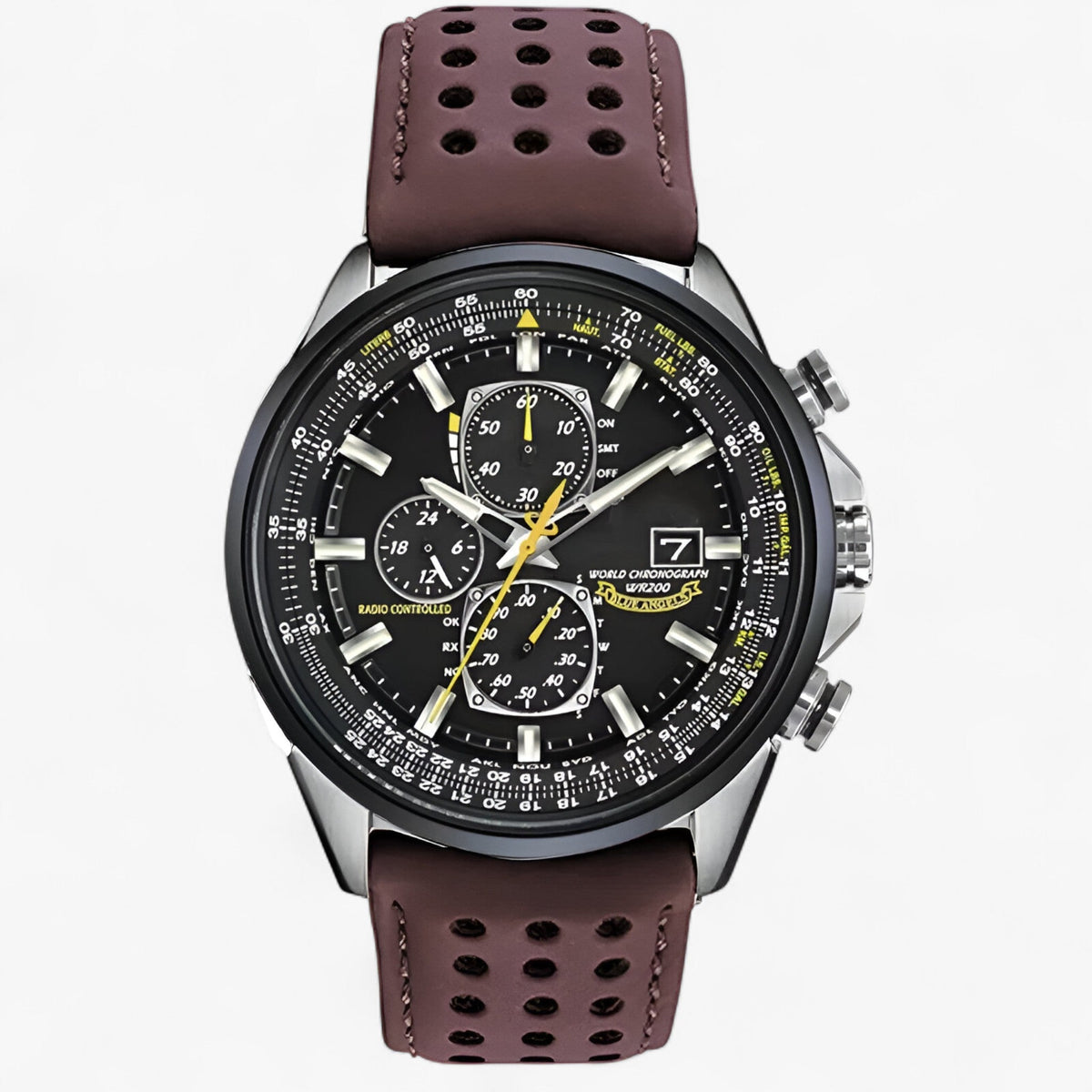 Uhr Chronograph Herr MultiSteel 42mm, Stahl Silber, Zifferblatt Blau Elegant
