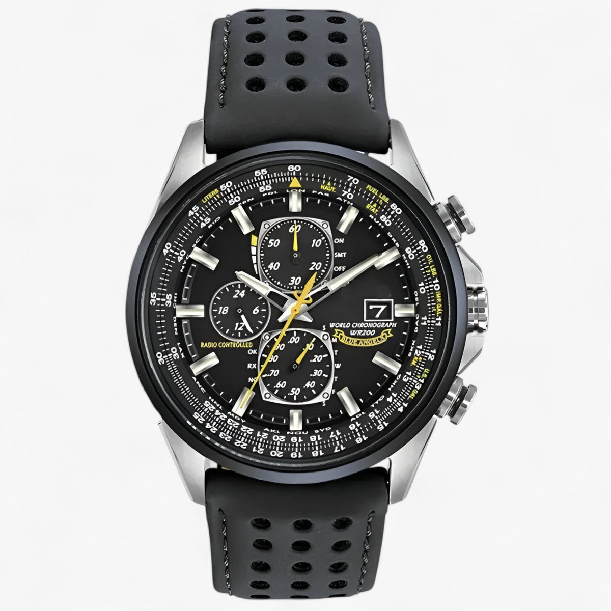 Uhr Chronograph Herr MultiSteel 42mm, Stahl Silber, Zifferblatt Blau Elegant