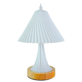 Moderne stilvolle und bequeme Holz-Nachtlampe