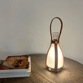 Luksus nordisk lædertaske lampe – Elegance og hyggelig atmosfære til dit hjem