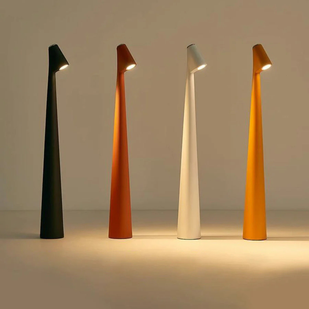 Nordic - Moderne kabellose skandinavische LED-Tischlampe für ein elegantes und stilvolles Erscheinungsbild