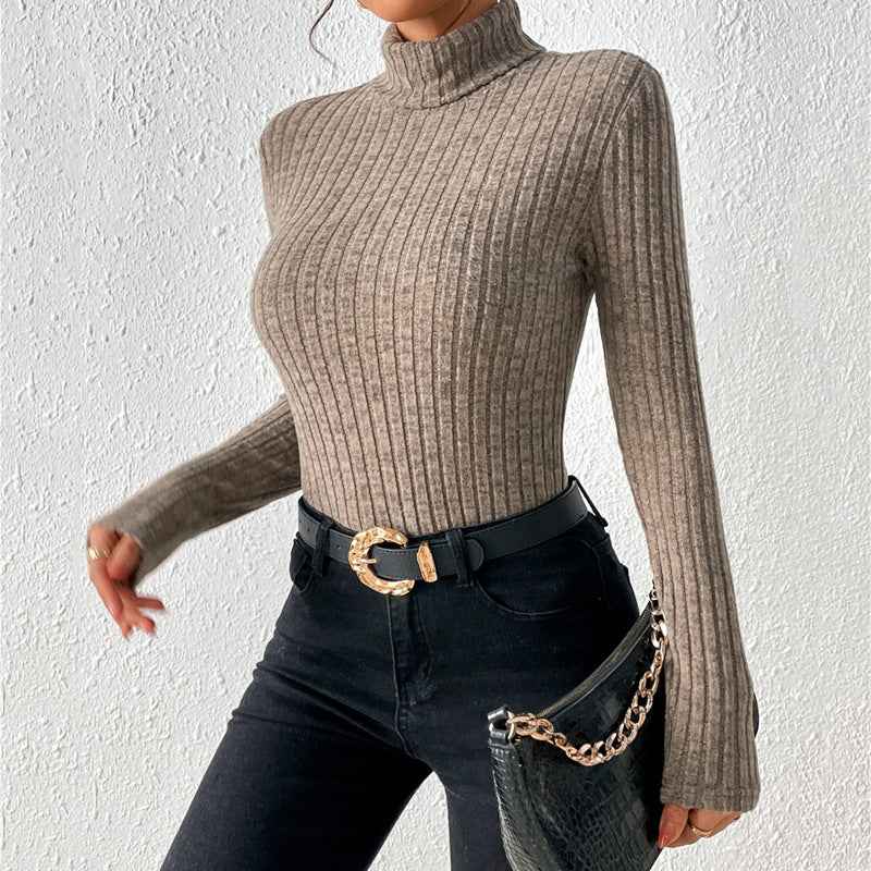 Stilvoller Damen-Rollkragenpullover für einen eleganten Look