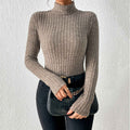 Stilfuld Dame-Rullekravepullover til et elegant Look