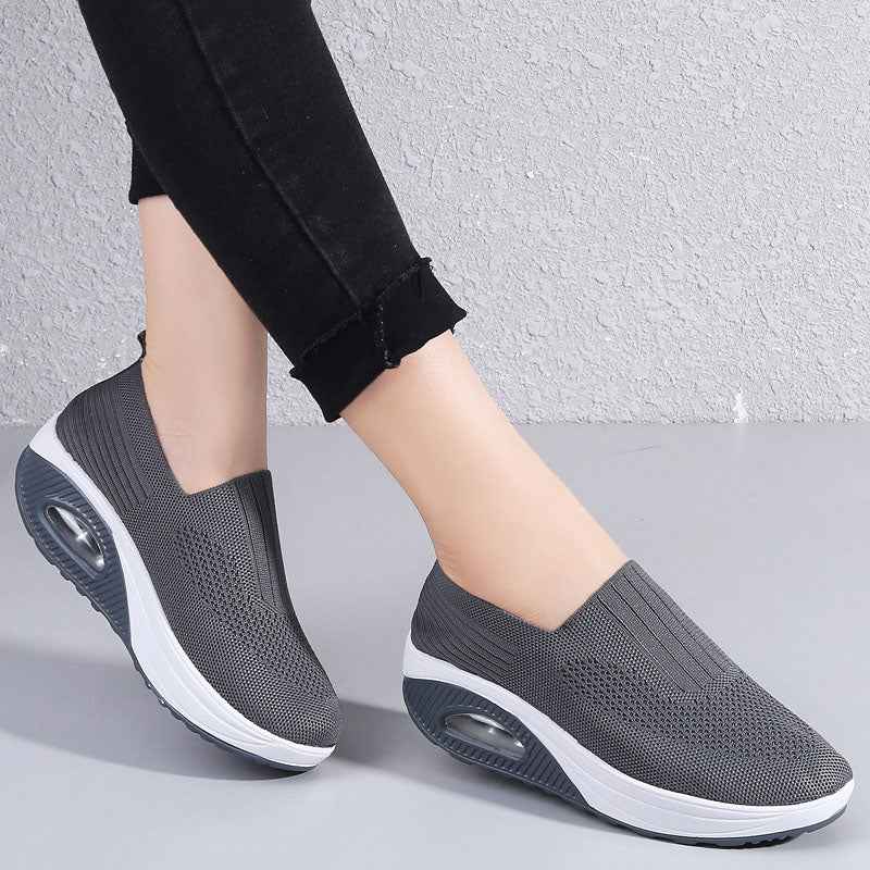 Damen atmungsaktive Slip-On-Sneaker für ganztägigen Komfort