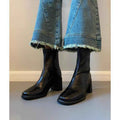 Elegante und trendige Schuhe mit quadratischem Absatz