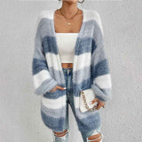 Ultra-Soft Offener Frontcardigan mit Langarm und Flauschigem Stoff