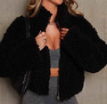 Elegante cappotto invernale semplice e alla moda