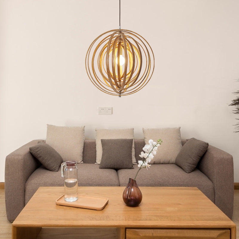 Handgefertigte Holz-Lampen mit LED-Beleuchtung im eleganten japanischen Design
