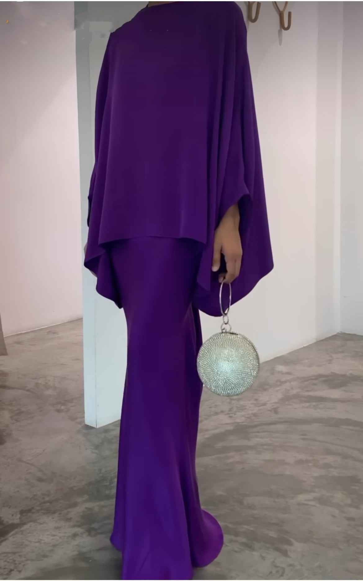 Elegantes Zweiteiliger Perlen-Bodenlanges Abendkleid für atemberaubende Anlässe