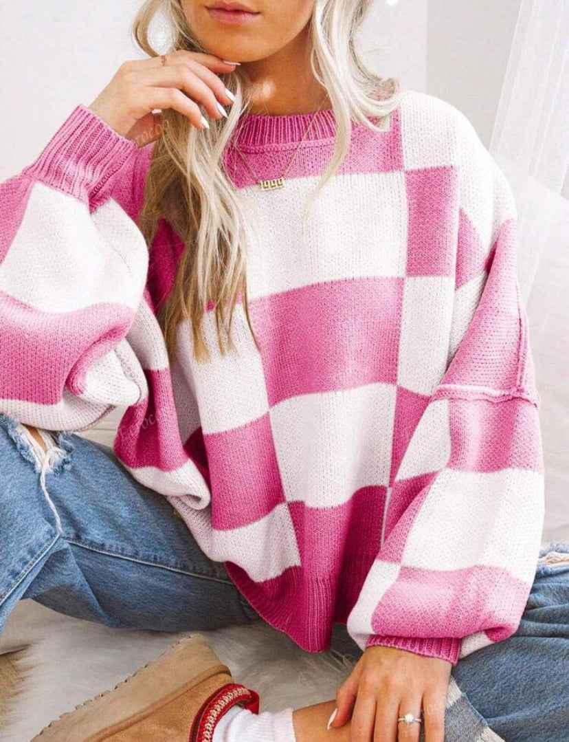PILDA™ Kuschelig-lässiger Langarm-Pullover in lockerer Passform