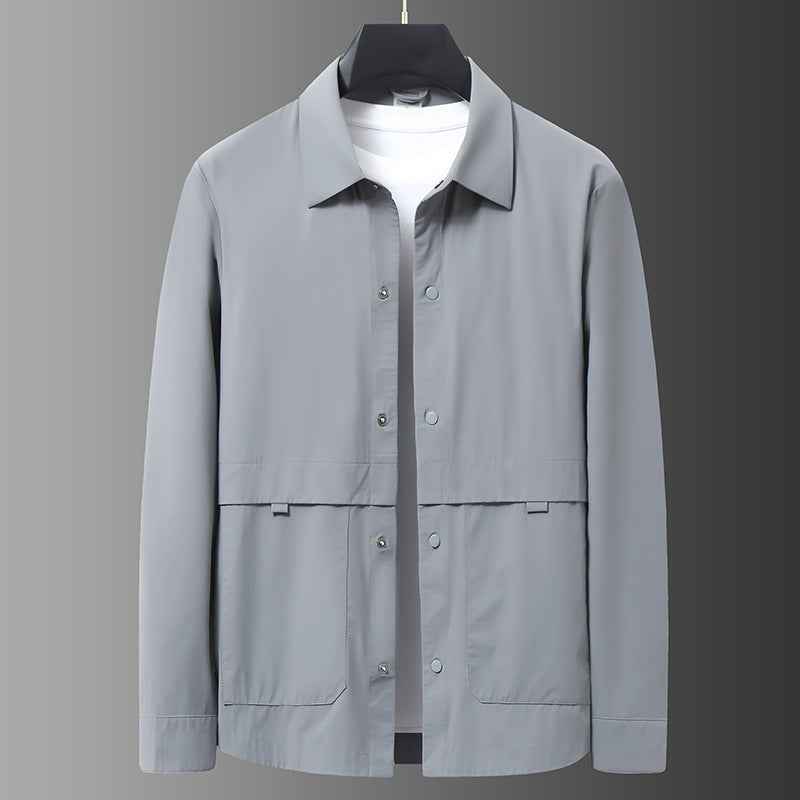 Ascot Shell Windbreaker – Leichte, Wasserdichte und Stilvolle Außenjacke