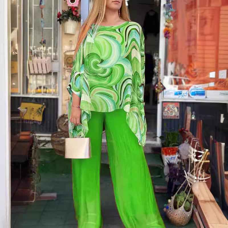Lässiges Chiffon-Set für einen bequemen Stil und Eleganz