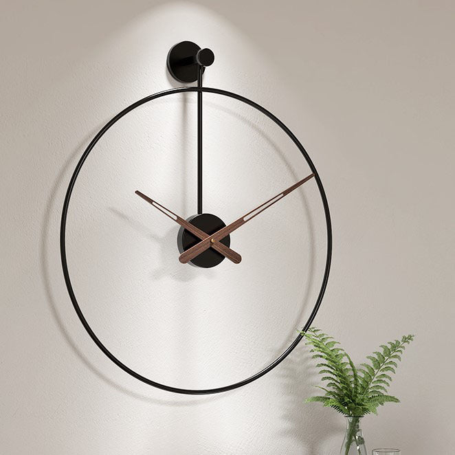 Xyvar UltraDicke Wanduhr - Schlankes und Modernes Design für Jeden Innenraum