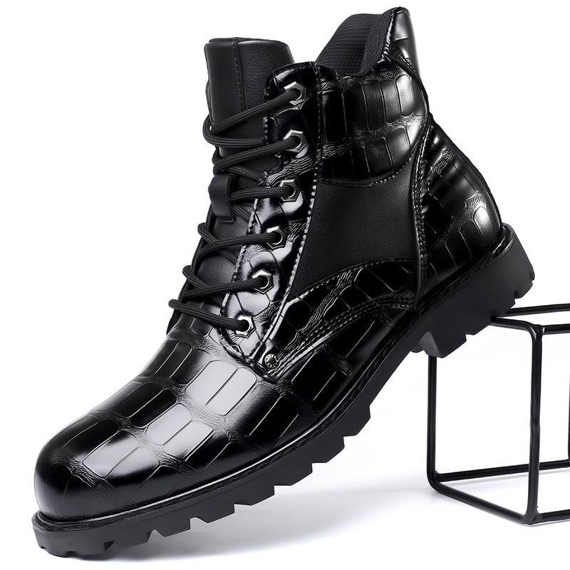 Rendell - Stylish krokodilleder Stiefel für besondere Anlässe
