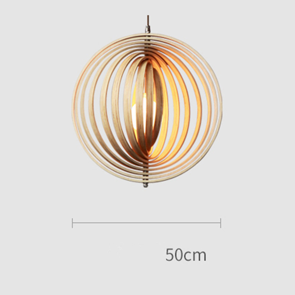 Handgefertigte Holz-Lampen mit LED-Beleuchtung im eleganten japanischen Design