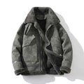 Giacca da moto in shearling per un look alla moda e caldo