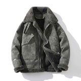 Motorradjacke aus Shearling für einen modischen und warmen Look