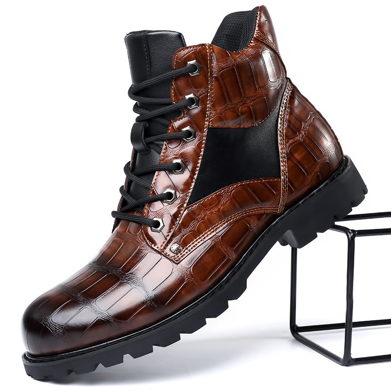 Rendell - Stylish krokodilleder Stiefel für besondere Anlässe