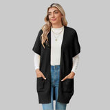 Leichte Strickjacke mit offener Front - müheloser Stil mit atmungsaktivem Tragekomfort