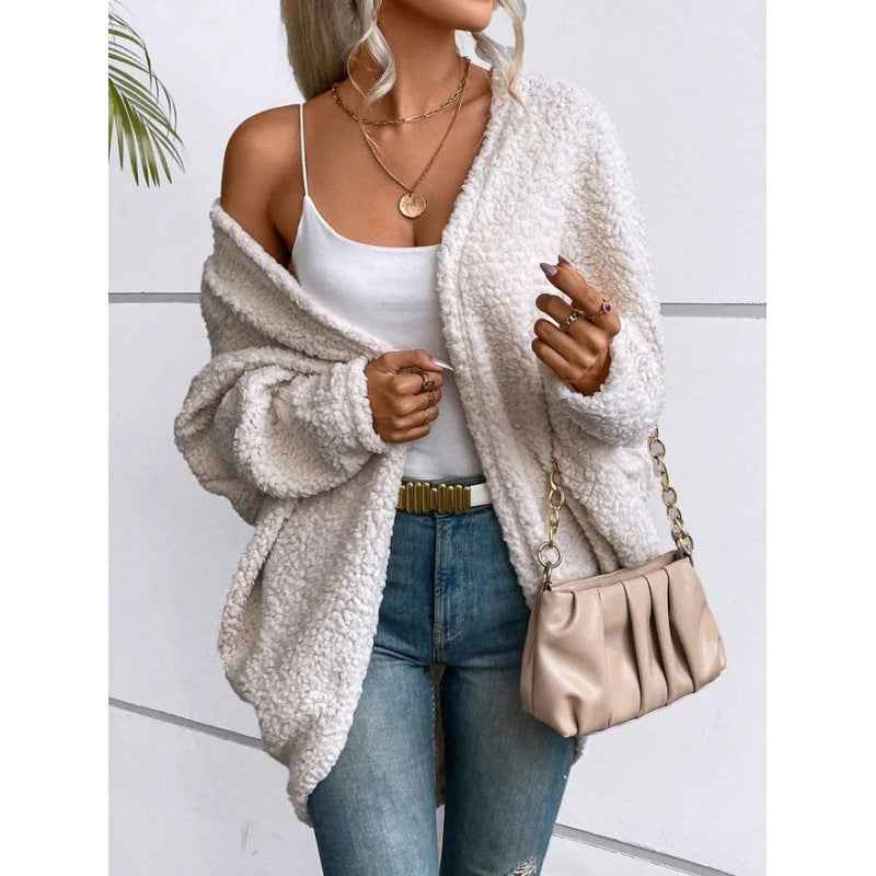Damen-Strickcardigan mit Langarm für den Alltag