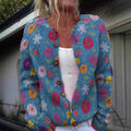 Chic und Casual Damen-Cardigan mit Digitaldruck