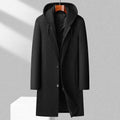 Alessio Elegante Wolljacke mit Kapuze