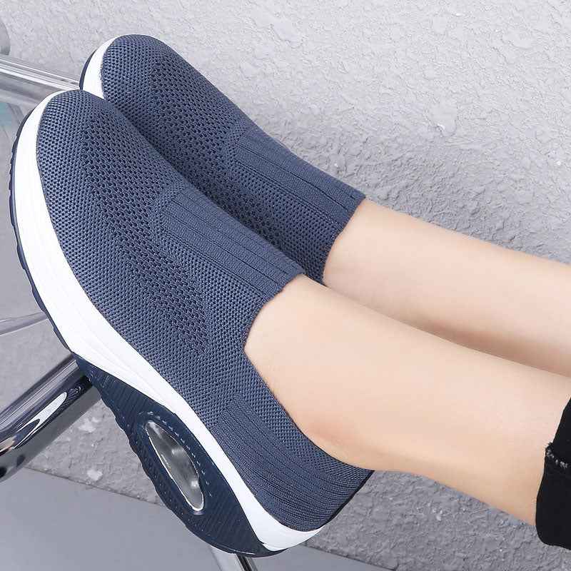 Damen atmungsaktive Slip-On-Sneaker für ganztägigen Komfort