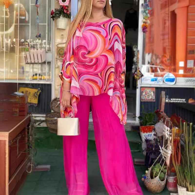 Lässiges Chiffon-Set für einen bequemen Stil und Eleganz