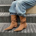 Spitze Schnürstiefel im lässigen Design