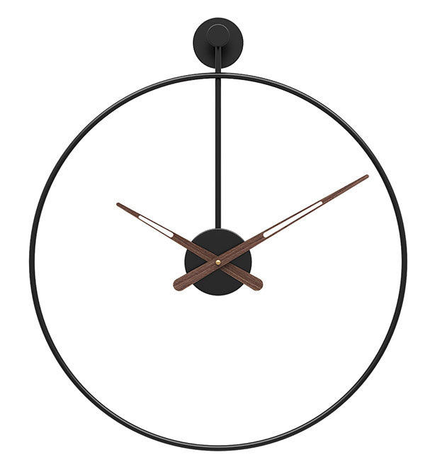 Xyvar UltraDicke Wanduhr - Schlankes und Modernes Design für Jeden Innenraum