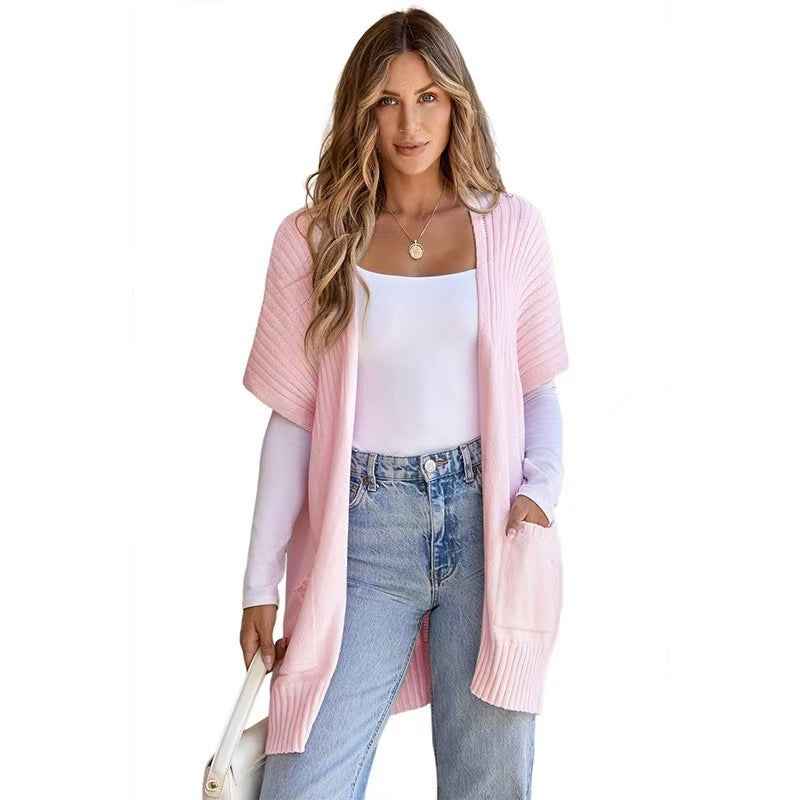 CASSAVA™ leichte Strickjacke mit offener Front – müheloser Alltags-Layer