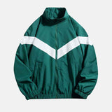 V-Logo stilvoller Trenchcoat mit V-förmigem Streifen