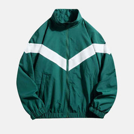 V-Logo stilvoller Trenchcoat mit V-förmigem Streifen