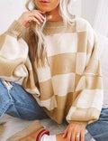 Kuschelig-lässiger Langarm-Pullover in lockerer Passform Damen