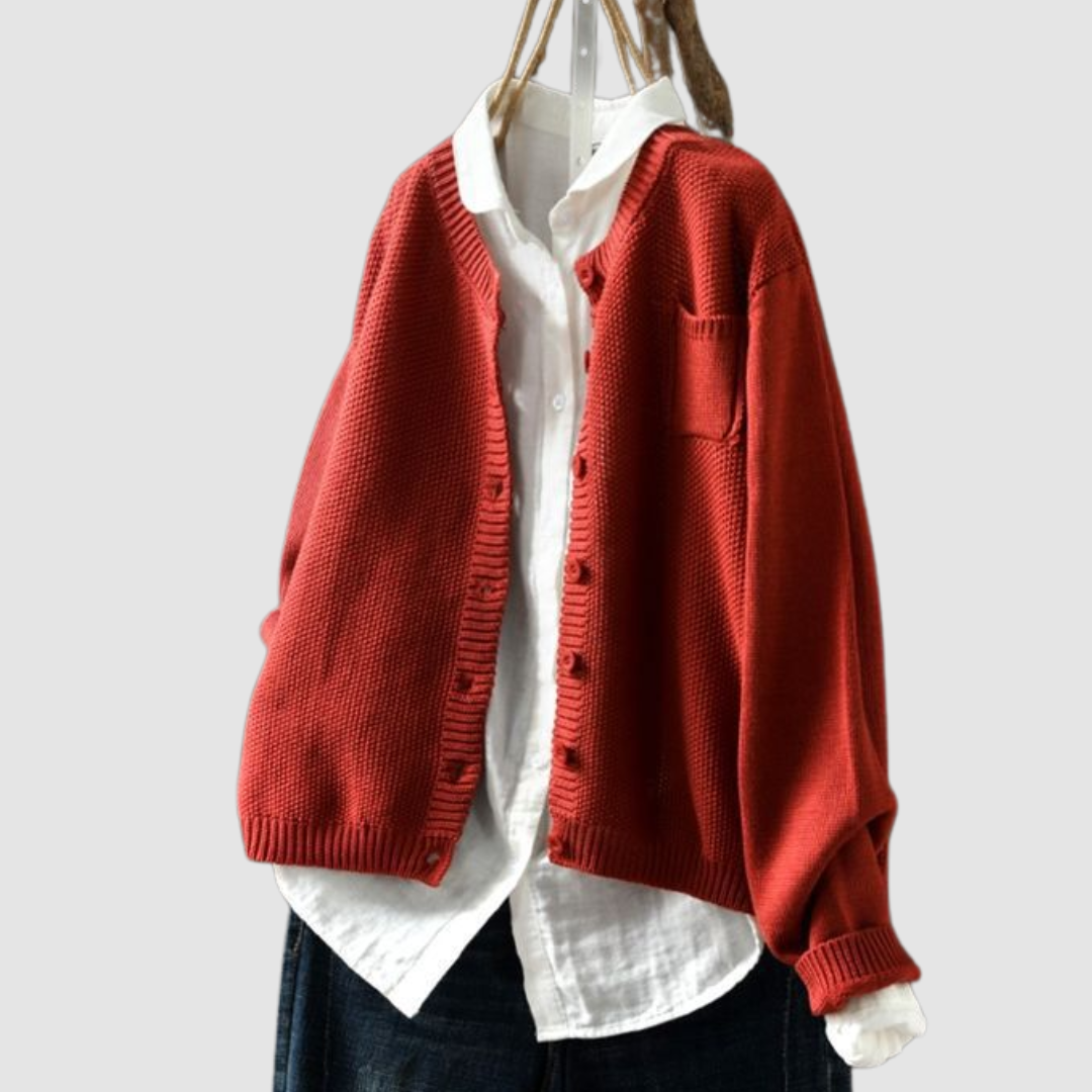 Amanda - Ultra Komfortabler und Eleganter Strickcardigan