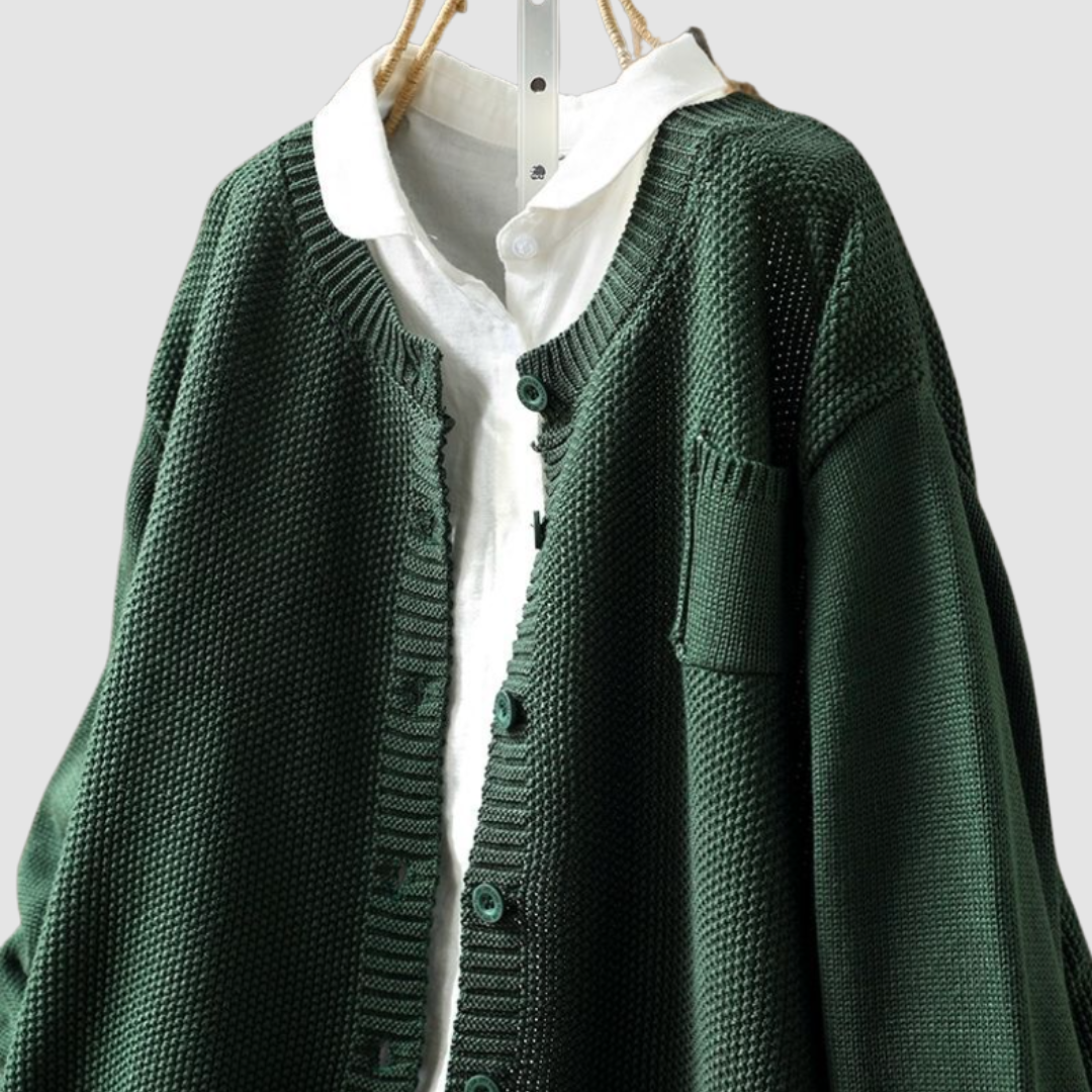 Amanda - Ultra Komfortabler und Eleganter Strickcardigan