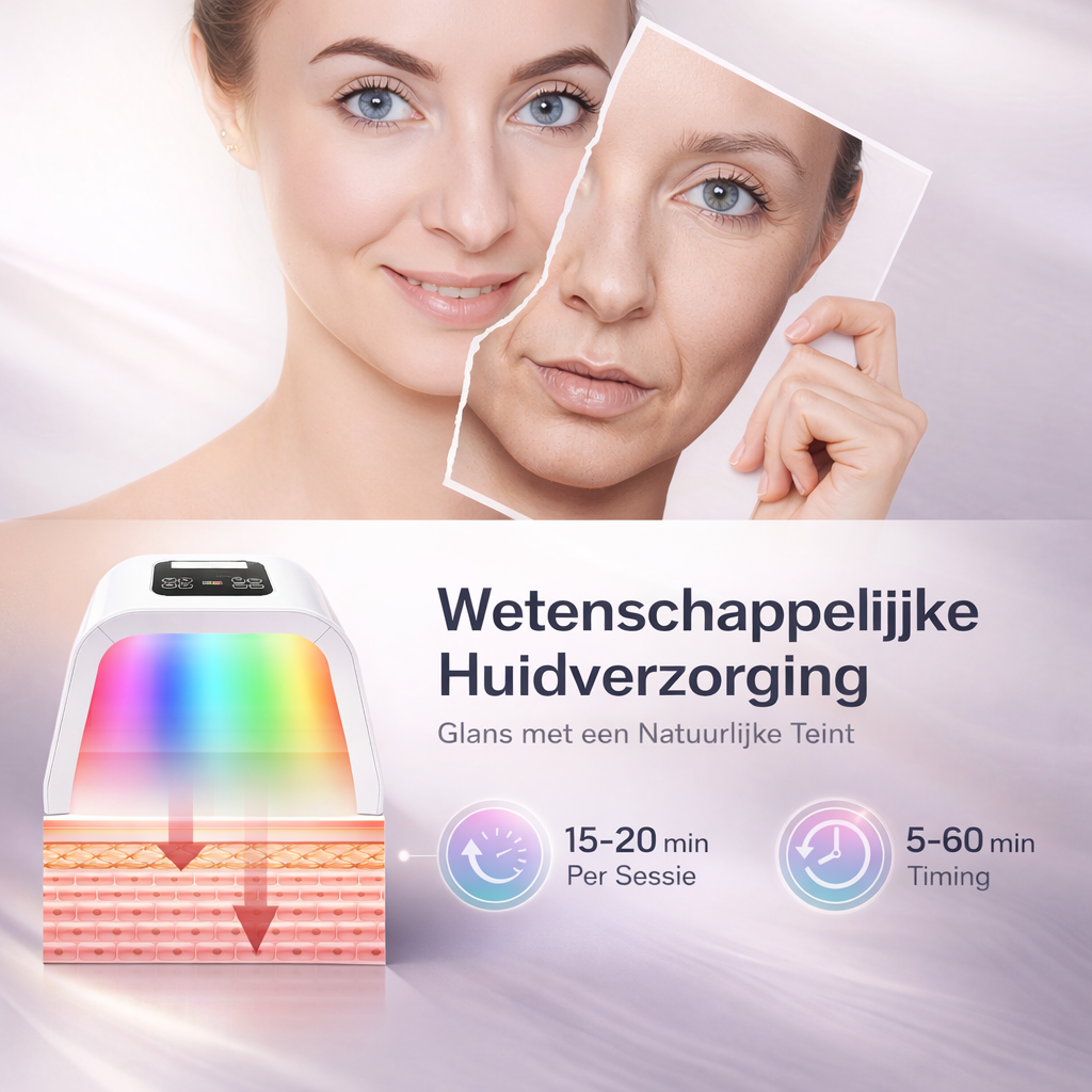 LED-Lichttherapie-Gesichtsmaske - Hautpflegegerät