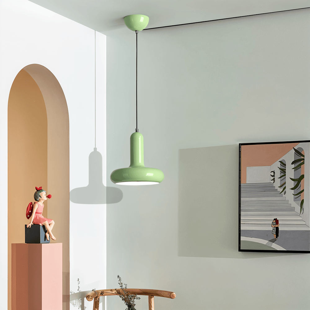 RetroPop Bauhaus Deckenleuchte - Macaron-Stil