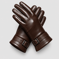 Herren-Lederhandschuhe mit Kaschmirfutter und Touchscreen-Funktion